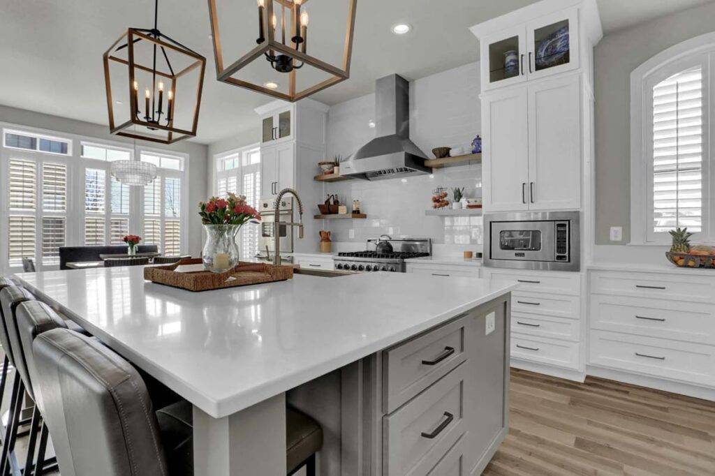 Floating Shelves In Cooking Area